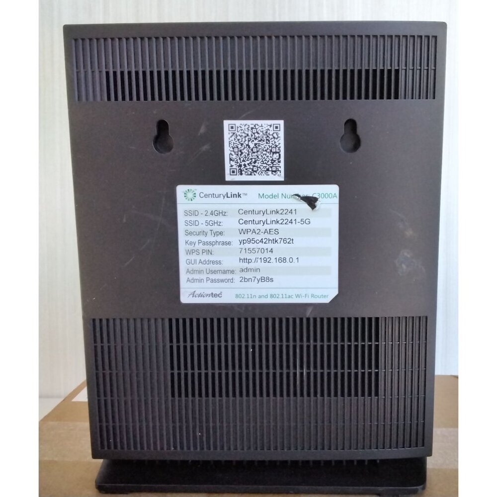 Actiontec Wireless DSL Modem CenturyLink Model 3000A - Picture 8 of 11